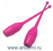 Булавы для художественной гимнастики ,пластиковые, розовые, размер 44см - www.artdemi.ru