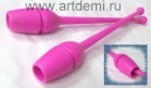Булавы AMAYA 36,5см ,вставные ,цвет розовый - www.artdemi.ru