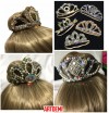 Украшение для волос корона на резинке артдеми  - www.artdemi.ru