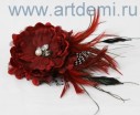 украшение для волос цветок вишневый  - www.artdemi.ru