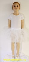 Балетная пачка юбка , белая, трехслойная сетка ,на резинке   - www.artdemi.ru