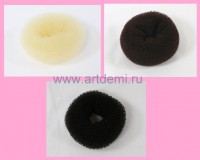 Бублик для пучка волос маленький ,размер 6см  - www.artdemi.ru
