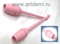 Булавы AMAYA 36,5см ,вставные ,цвет светло розовый - www.artdemi.ru
