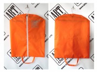 Чехол для одежды  Оранжевый Рисунок Логотип серебряный ,размер 44см-55см - www.artdemi.ru