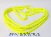 Скакалка MJ-240 (LEY)  производитель SASAKI,желтая 2.5 метра - www.artdemi.ru